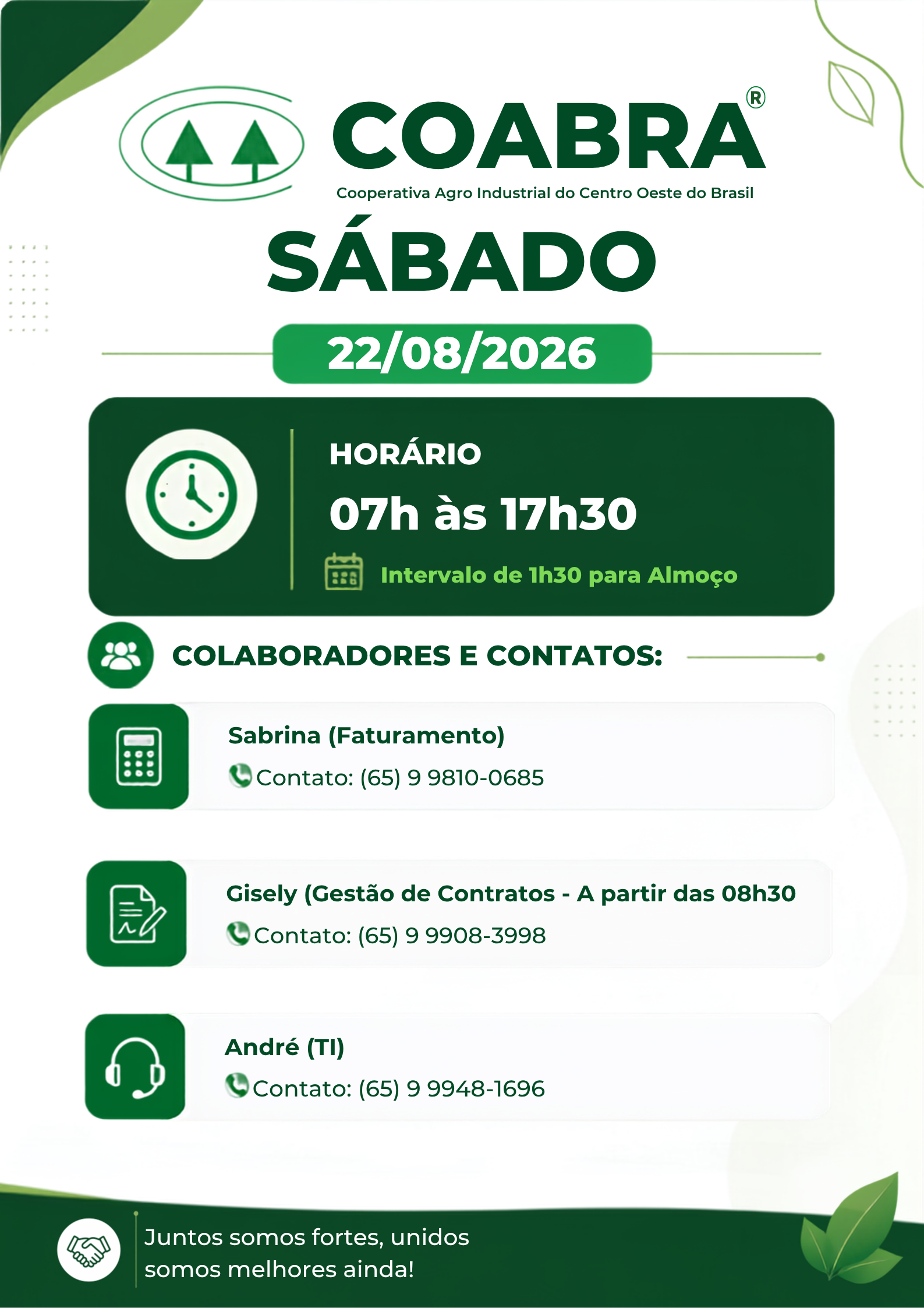 Plantão 22-08-2026